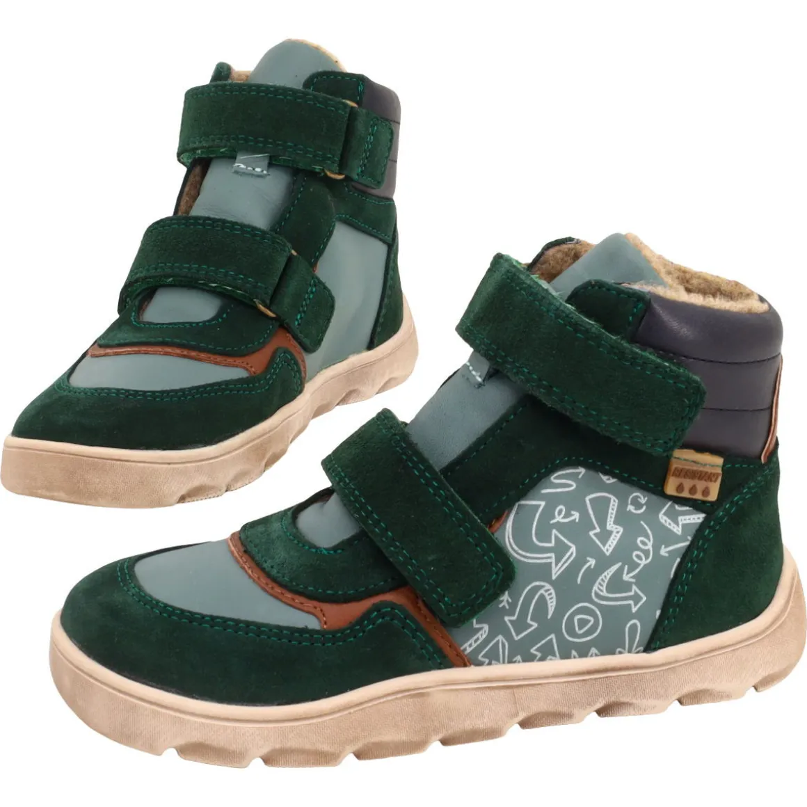 Develab ~ HighCut Klettschuh Warm + TEX ~ Green Fantasy