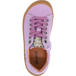 Develab ~ LowCut Leder Sneaker Schnür ~ Purple