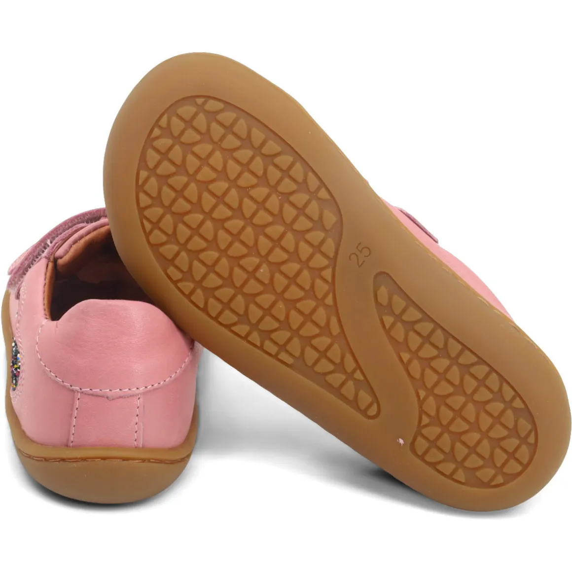 Develab ~ LowCut Leder Sneaker Klett ~ Pink