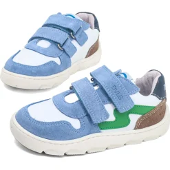 Develab ~ LowCut Sport Sneaker Klett ~ Blue Combi