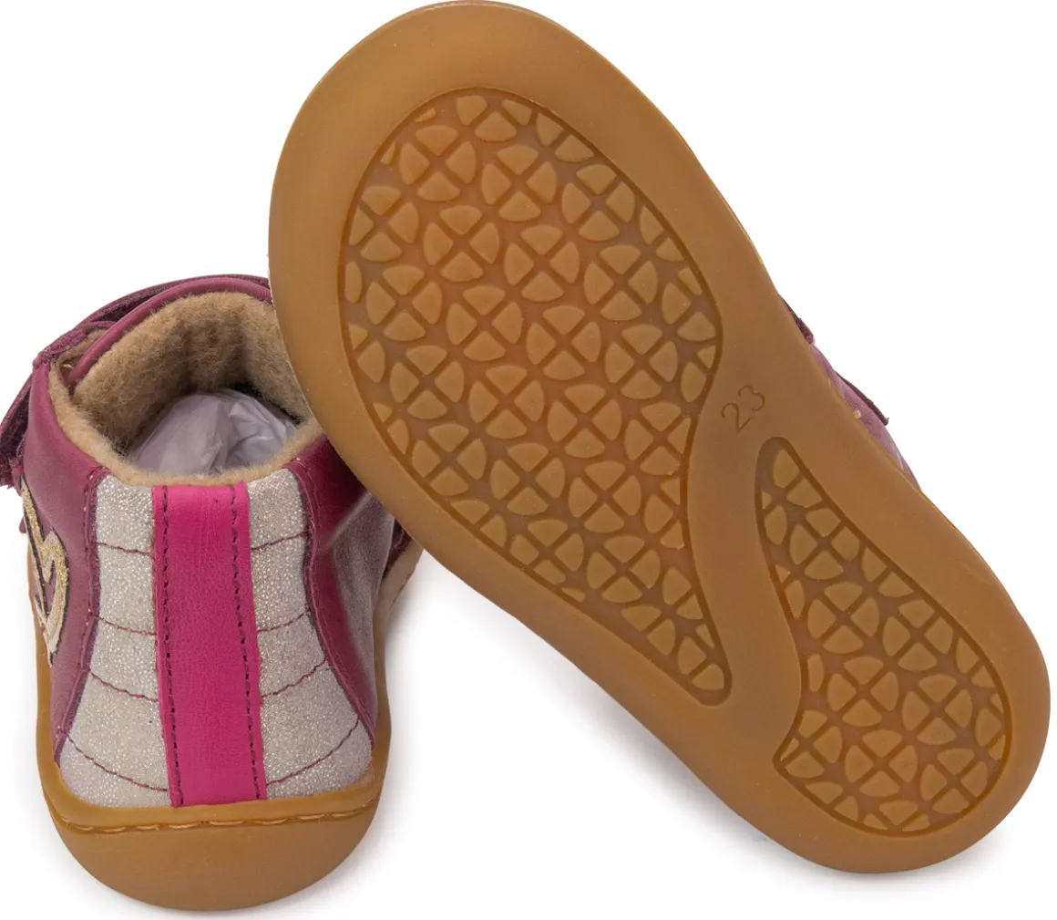 Develab ~ MidCut Klettschuh Warm ~ Burgundy