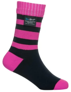 DexShell Kids ~ wasserdichte Socke ~ Smart Sock ~ pink stripe