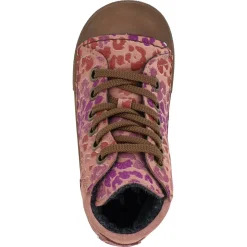 Däumling softie ~ Ecki HighCut Sneaker Fleece ~ Old Rose Leo
