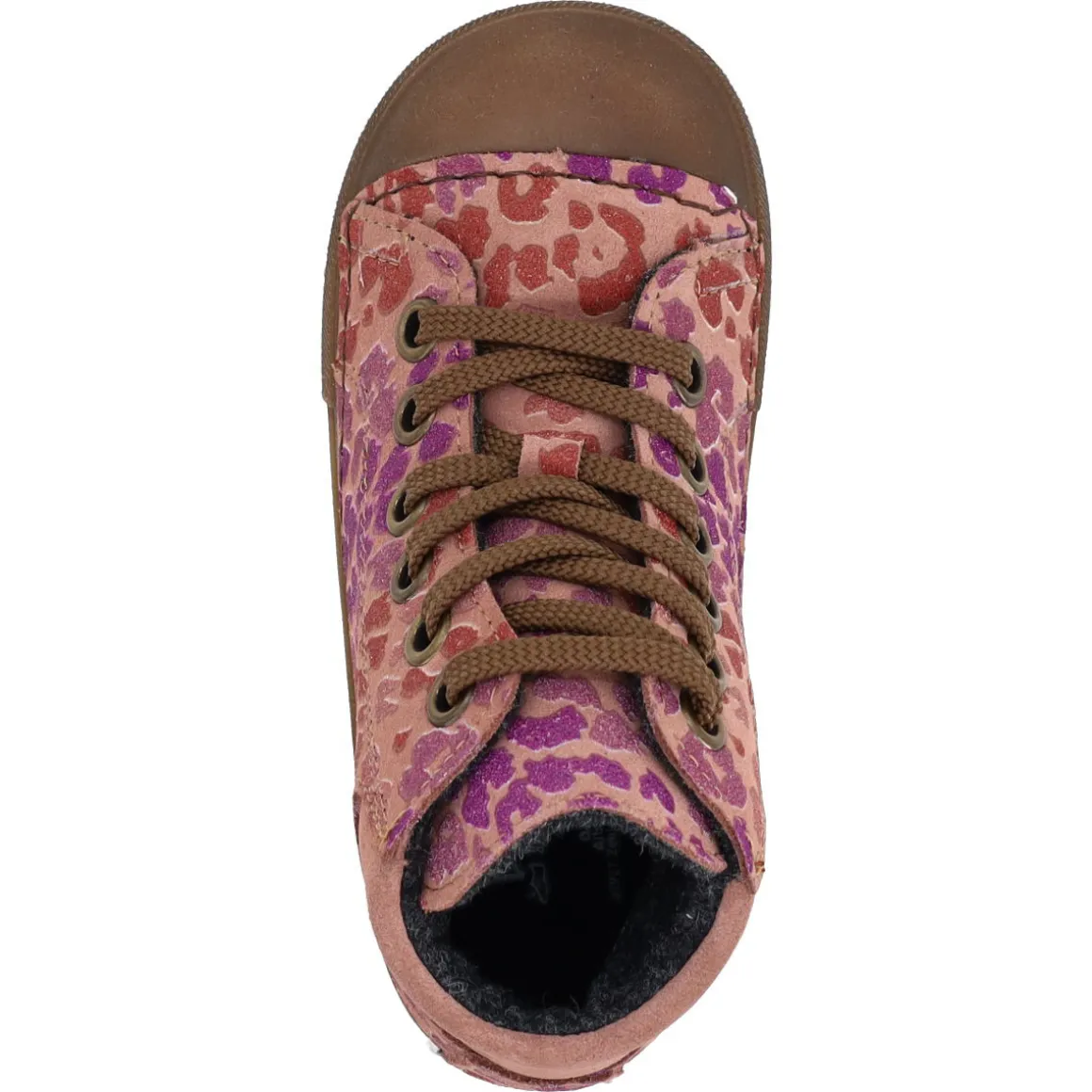 Däumling softie ~ Ecki HighCut Sneaker Fleece ~ Old Rose Leo