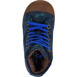 Däumling softie ~ Ecki HighCut Sneaker Wollfleece ~ Cars Blue