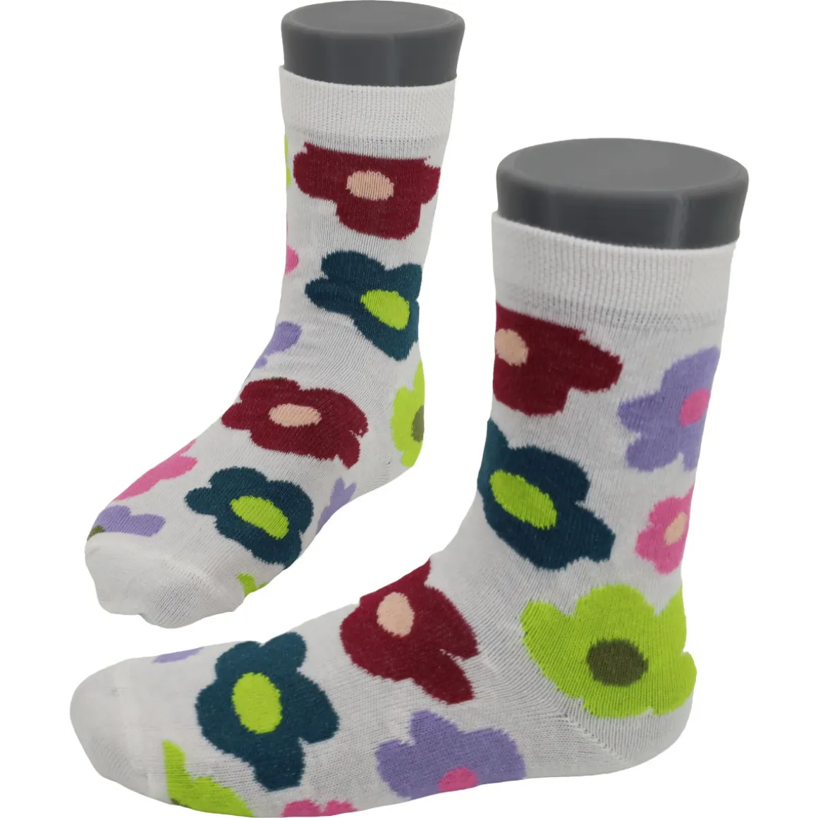 Ewers ~ Socken 2er Set ~ Blumen Latte/Rose