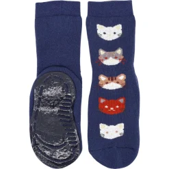 Ewers ~ Stoppersocke SoftStep ~ Katze Blau
