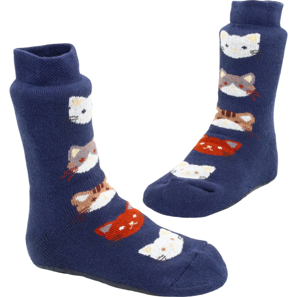 Ewers ~ Stoppersocke SoftStep ~ Katze Blau
