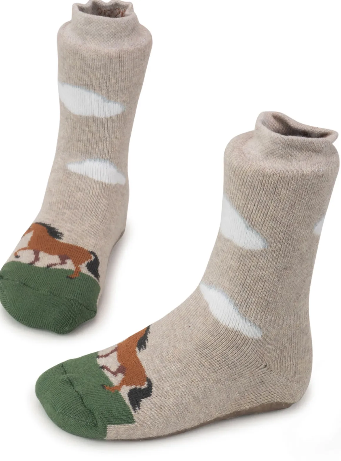 Ewers ~ Stoppersocke SoftStep ~ Pferd beige