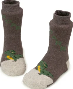 Ewers ~ Stoppersocke SoftStep ~ Dino braun