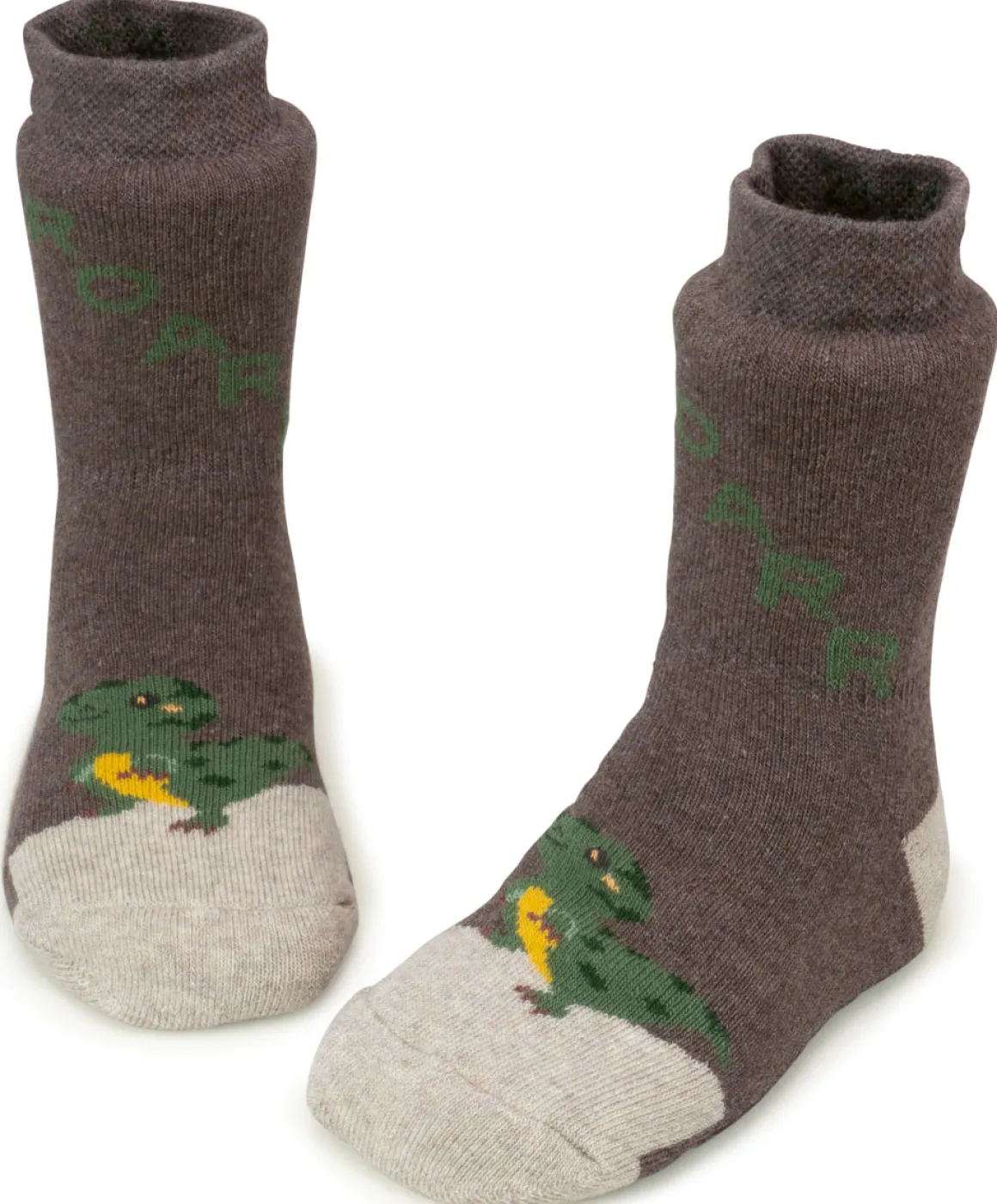 Ewers ~ Stoppersocke SoftStep ~ Dino braun