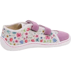 Fare Bare |vA ~ LowCut Leder & Canvas ~ Blumen Weiß