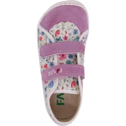 Fare Bare |vA ~ LowCut Leder & Canvas ~ Blumen Weiß
