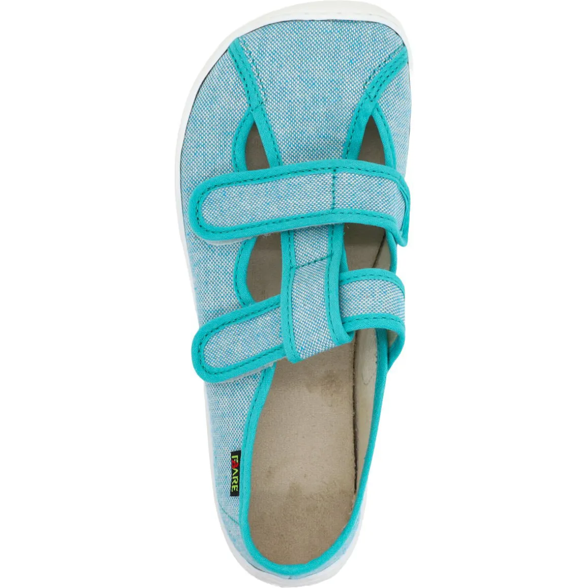 Fare Bare |vA ~ Slipper Klett ~ Türkis