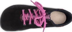 Fare Bare |vB ~ LowCut Leder Schnürer + Tex ~ Schwarz/Pink