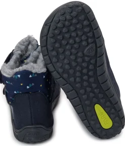 Fare Bare |vB ~ Winterstiefel Leder + Tex ~ Blau