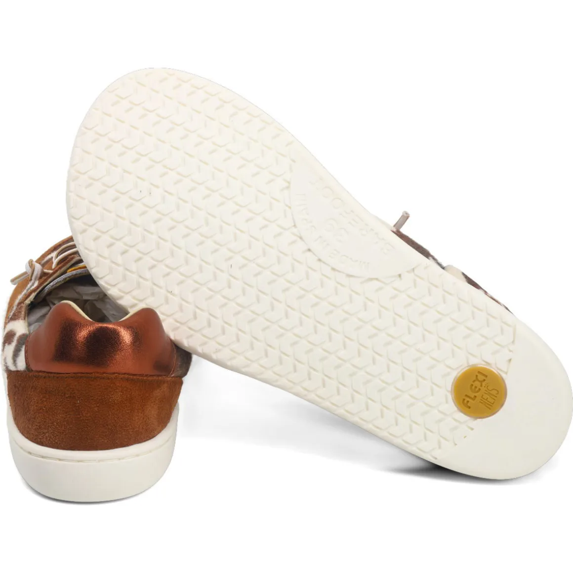 Flexi Nens |a ~ LowCut Sneaker ~ Brown Cow