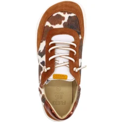 Flexi Nens |a ~ LowCut Sneaker ~ Brown Cow