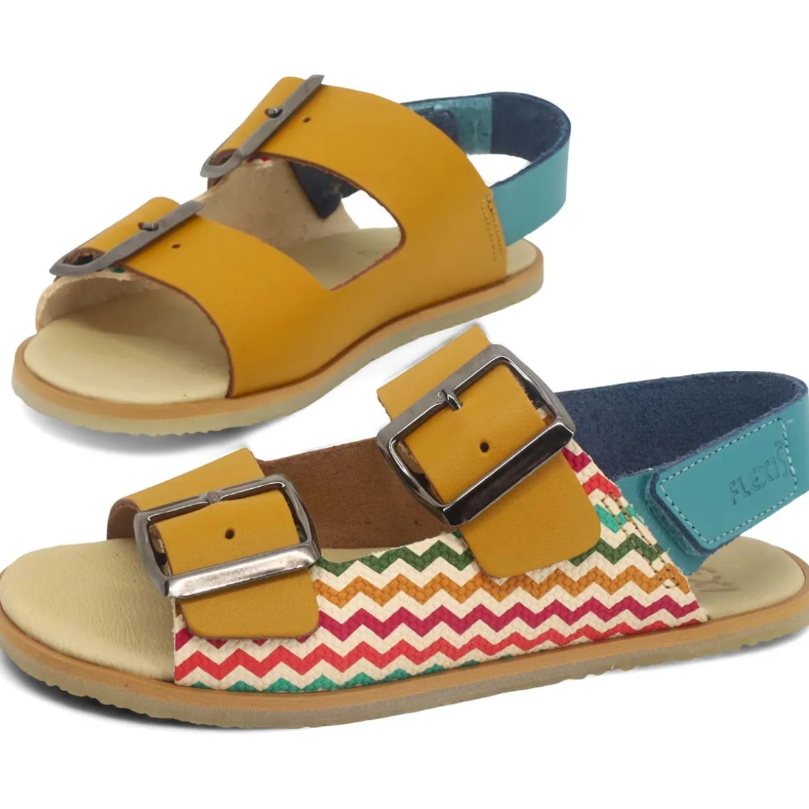 Flexi Nens ~ Sandale ~ Zigzag Colours