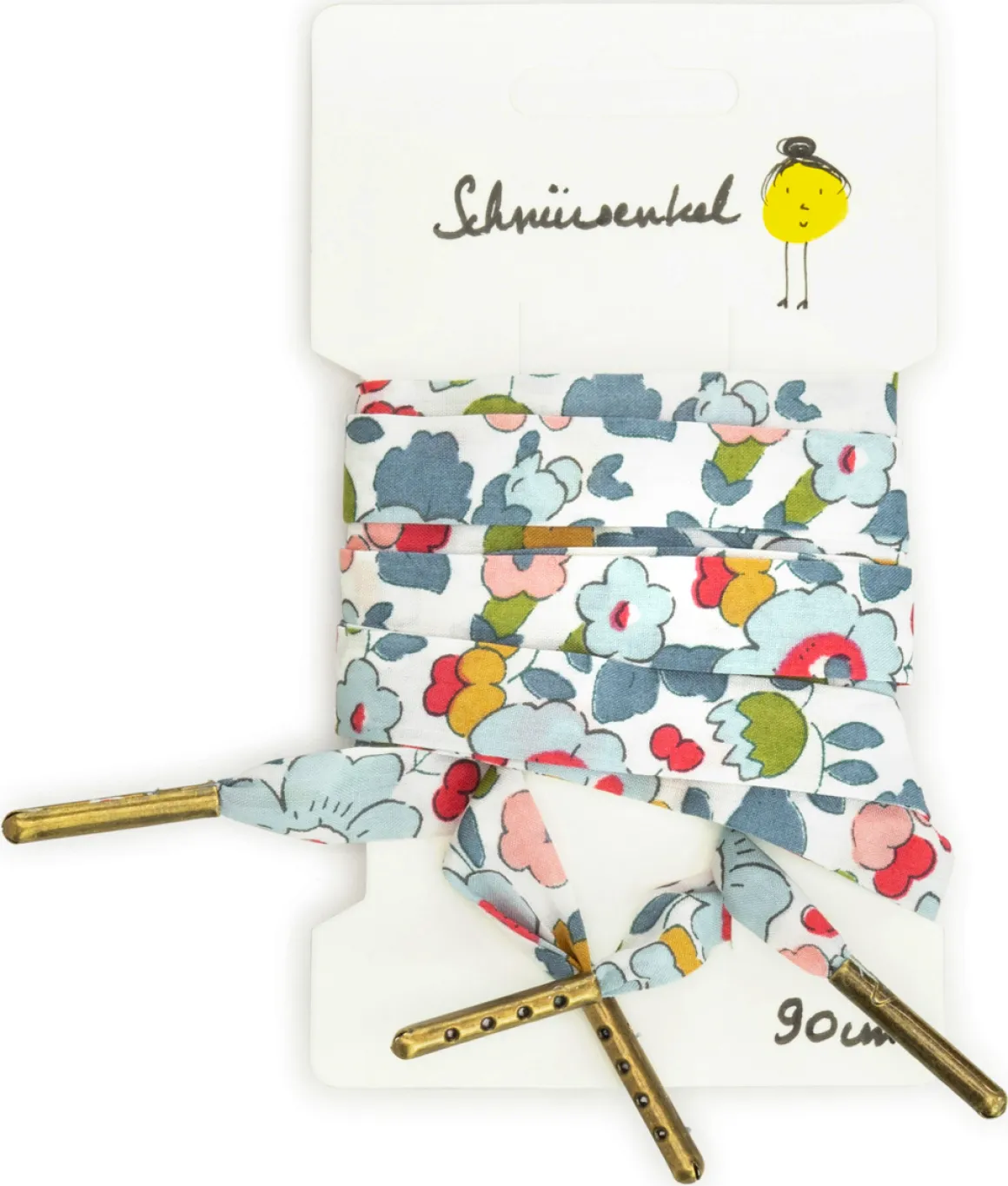 French Freluch ~ Baumwoll Schnürsenkel ~ Light Blue