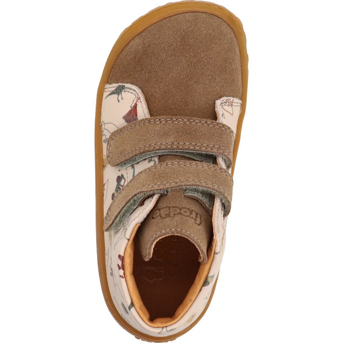 Froddo ~ First Step MidCut Klett Leder ~ Beige Dino