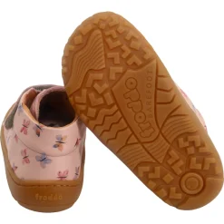 Froddo ~ First Step MidCut Klett Leder ~ Pink+ Butterflies