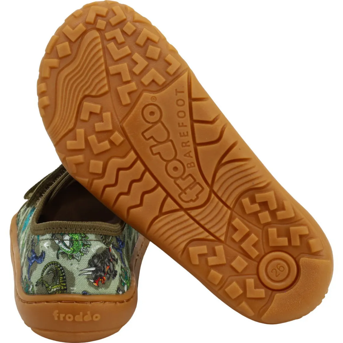 Froddo ~ LowCut Canvas ~ Olive Dino