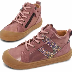 Froddo ~ Maly Laces MidCut Schnürer mit Reißverschluss ~ Pink / Gold