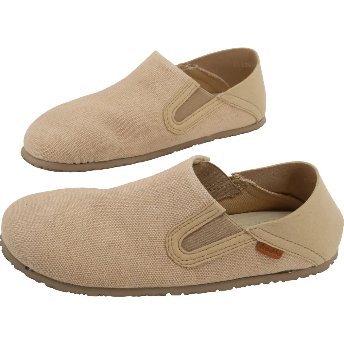 Froddo ~ Slip-On Canvas LowCut Hausschuh ~ Taupe