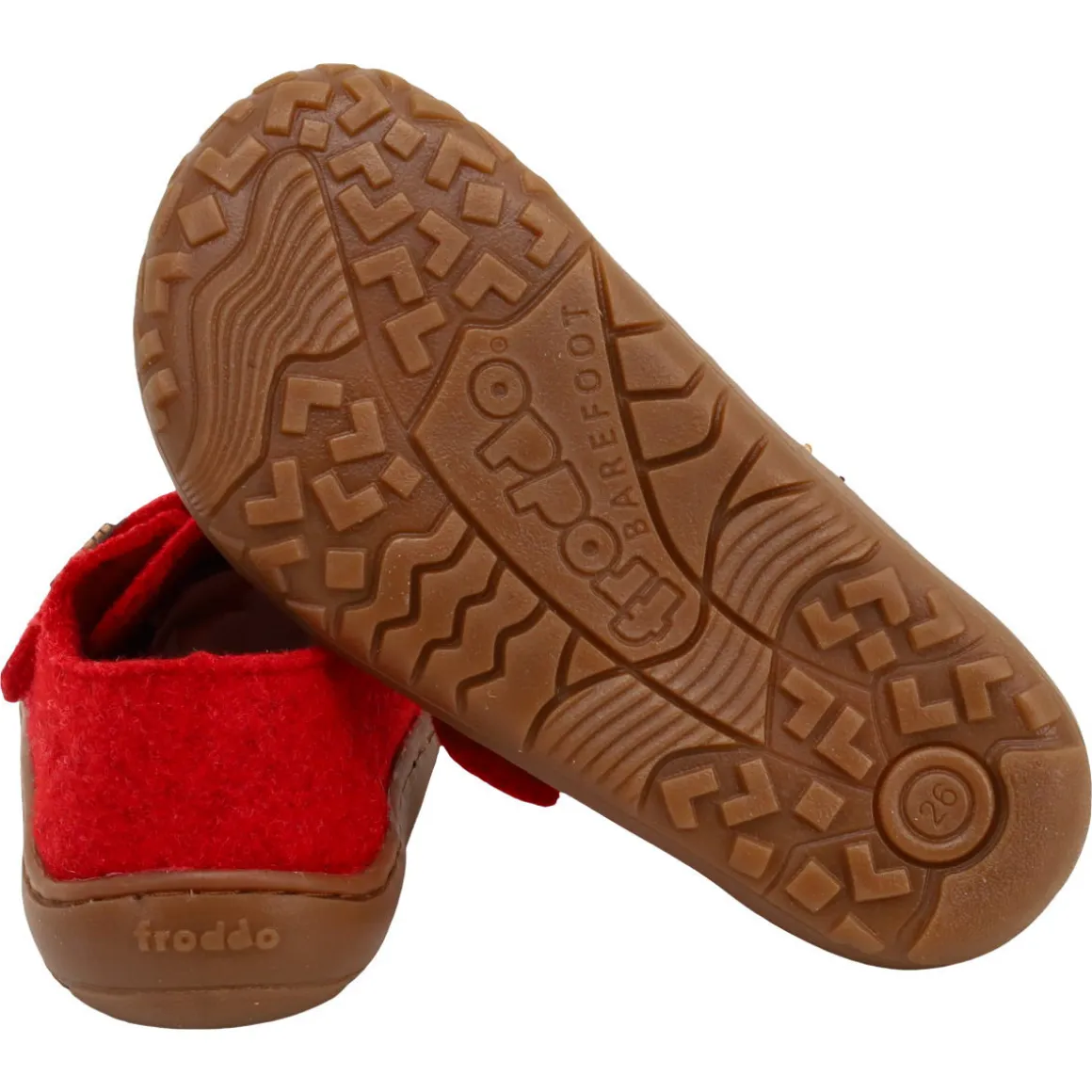 Froddo ~ Wooly LowCut Hausschuh ~ Red