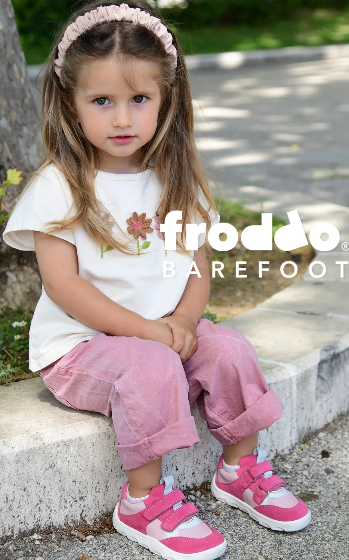 Froddo ~ Zeru Spring LowCut Sneaker ~ White Pink