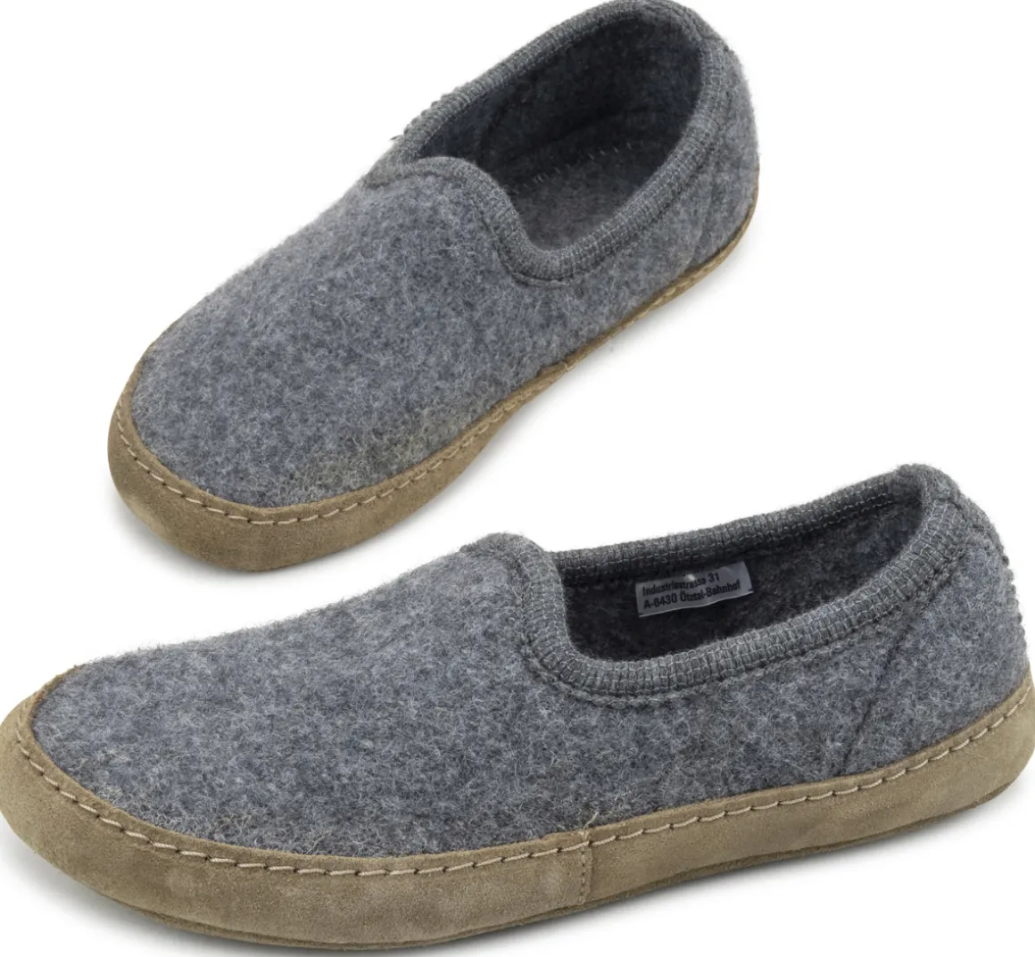 Gottstein ~ Cheyenne Wool Slipper ~ Grey