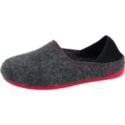 Gottstein Kids ~ Wool Slip-On ~ Anthrazit/Raspberry