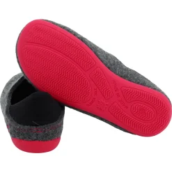Gottstein Kids ~ Wool Slip-On ~ Anthrazit/Raspberry