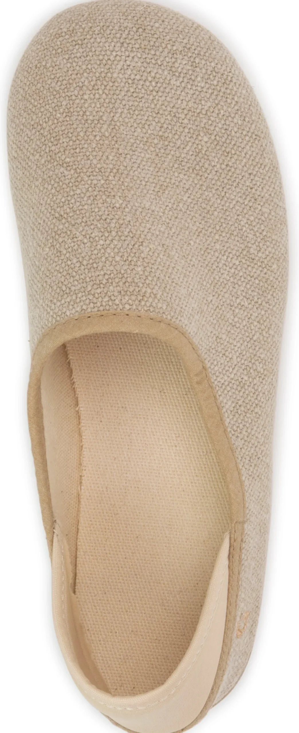 Gottstein ~ Leinen Slipper Slip-On Vegan ~ beige