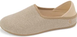 Gottstein ~ Leinen Slipper Slip-On Vegan ~ beige