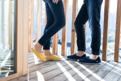 Gottstein ~ Leinen Slipper Slip-On Vegan ~ Gelb