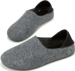 Gottstein ~ Wool Slip-On ~ Grey/Charcoal