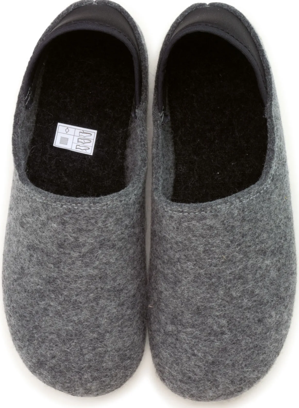 Gottstein ~ Wool Slip-On ~ Grey/Charcoal