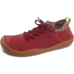 Grand Step ~ Essence LowCut Hanf Schnürschuh ~ Bordo