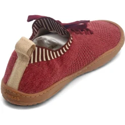 Grand Step ~ Essence LowCut Hanf Schnürschuh ~ Bordo