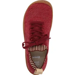 Grand Step ~ Essence LowCut Hanf Schnürschuh ~ Bordo