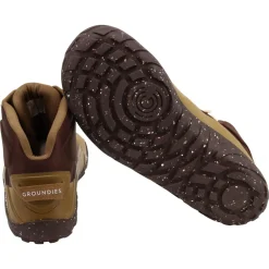 Groundies ~ All Terrain 2.0 HighCut Wanderschuh Vegan + TEX ~ Walnut Brown