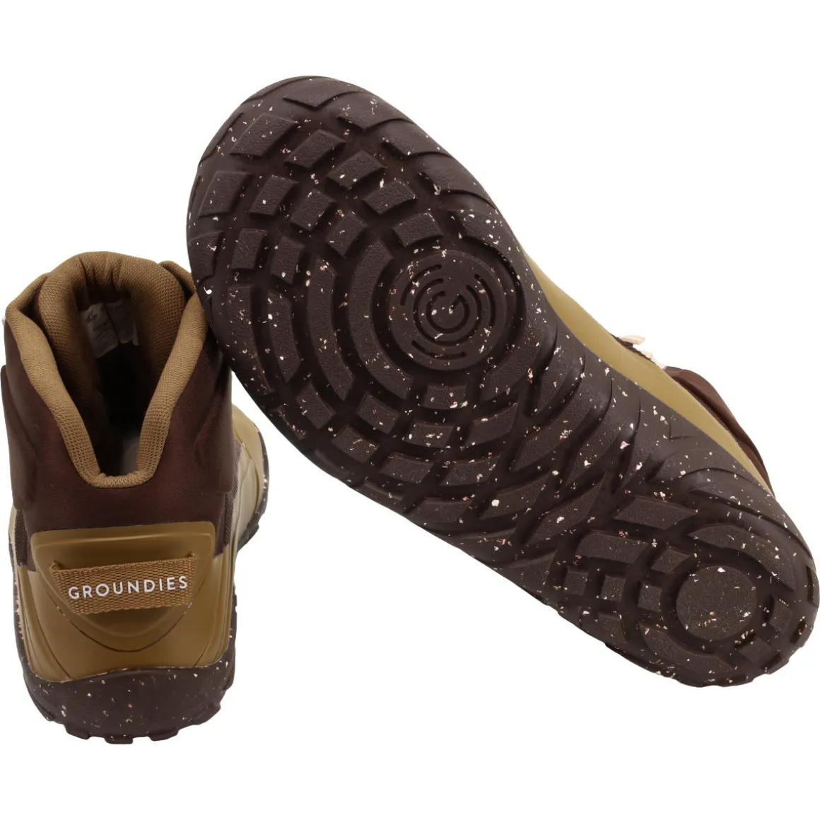 Groundies ~ All Terrain 2.0 HighCut Wanderschuh Vegan + TEX ~ Walnut Brown