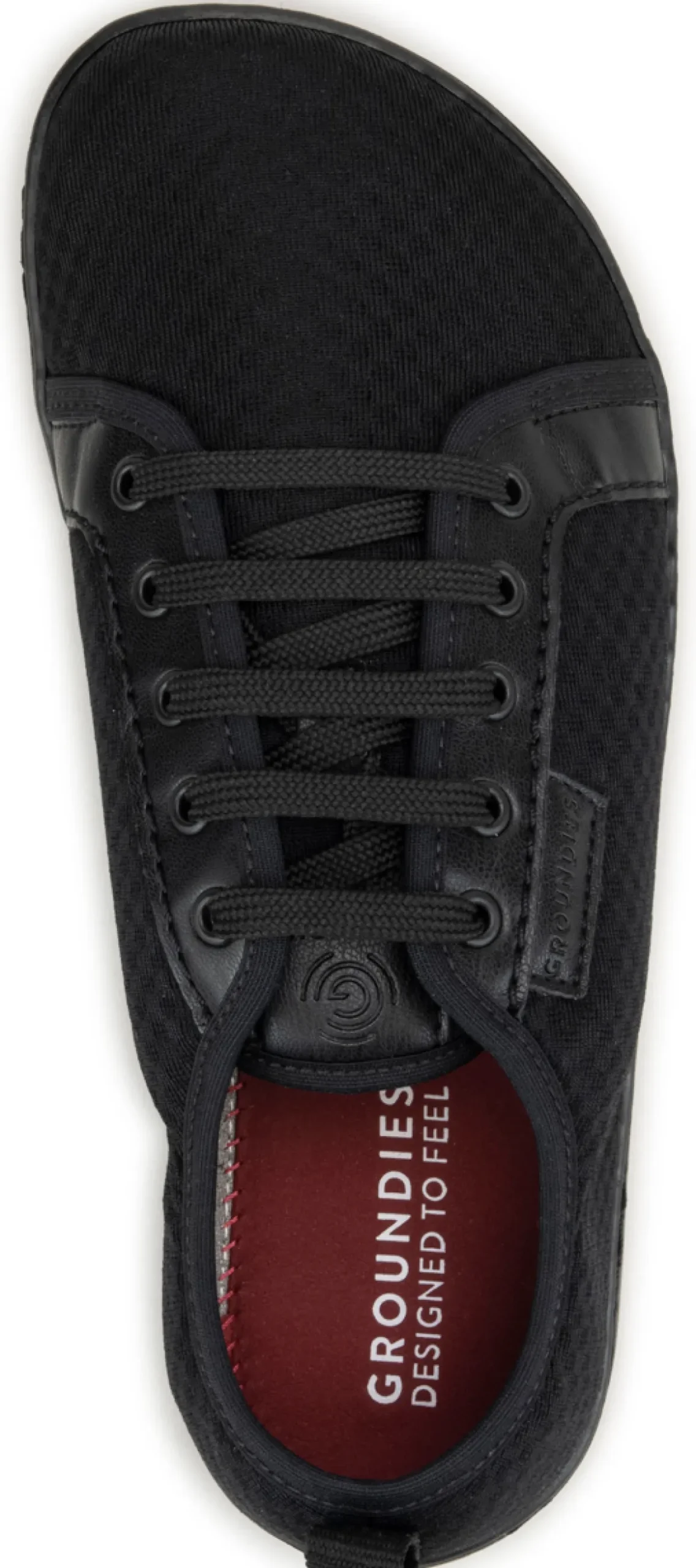 Groundies ~ Flex LowCut Sneaker GO+ ~ Black