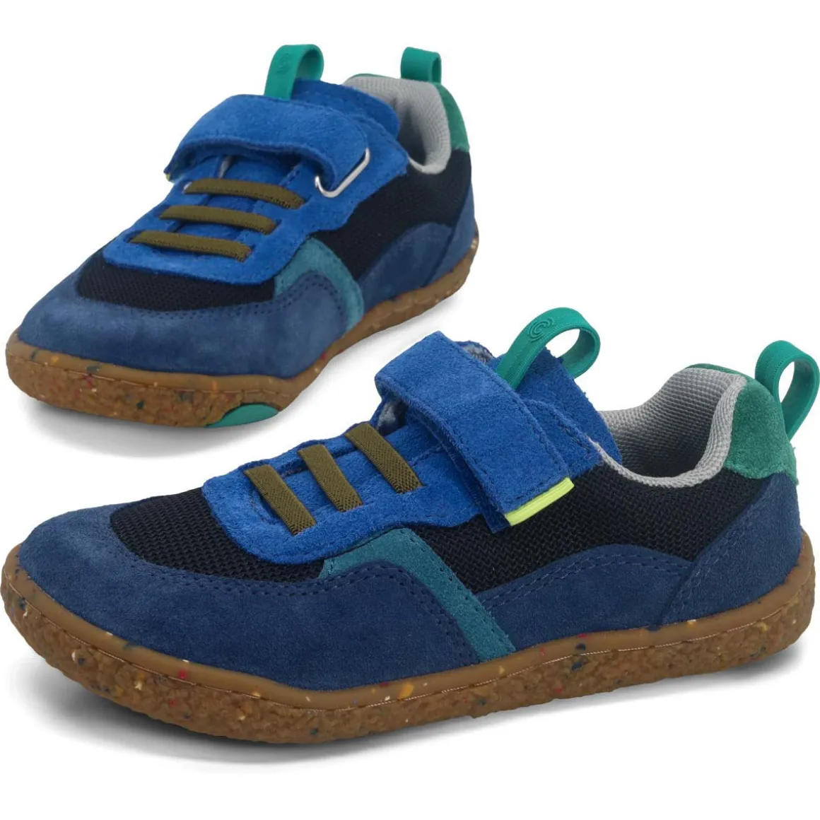 Groundies Kids ~ Lou 2.0 LowCut Sneaker GK3 ~ Navy/Mint