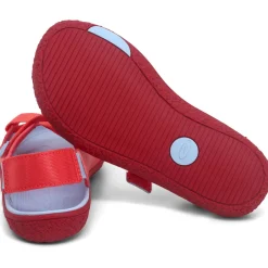 Groundies Kids ~ Twig Sandale vegan ~ Rouge/Sky Blue
