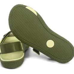 Groundies Kids ~ Twig Sandale vegan ~ Khaki/Yellow