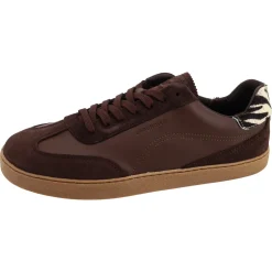 Groundies ~ Panama LowCut Sneaker GS1 ~ Espresso Zebra