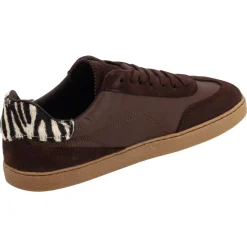 Groundies ~ Panama LowCut Sneaker GS1 ~ Espresso Zebra